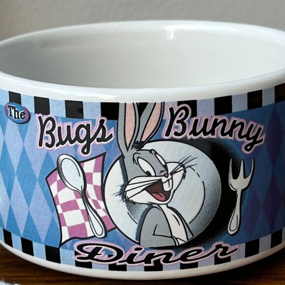 The Bugs Bunny Diner Soup Mug 1998 Warner Bros. - Picture 3 of 10